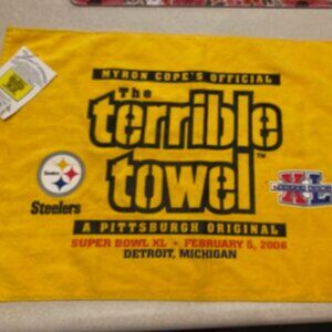 Pittsburgh Steelers Myron Cope's Official Super Bowl XL 2006 Terrible Towel